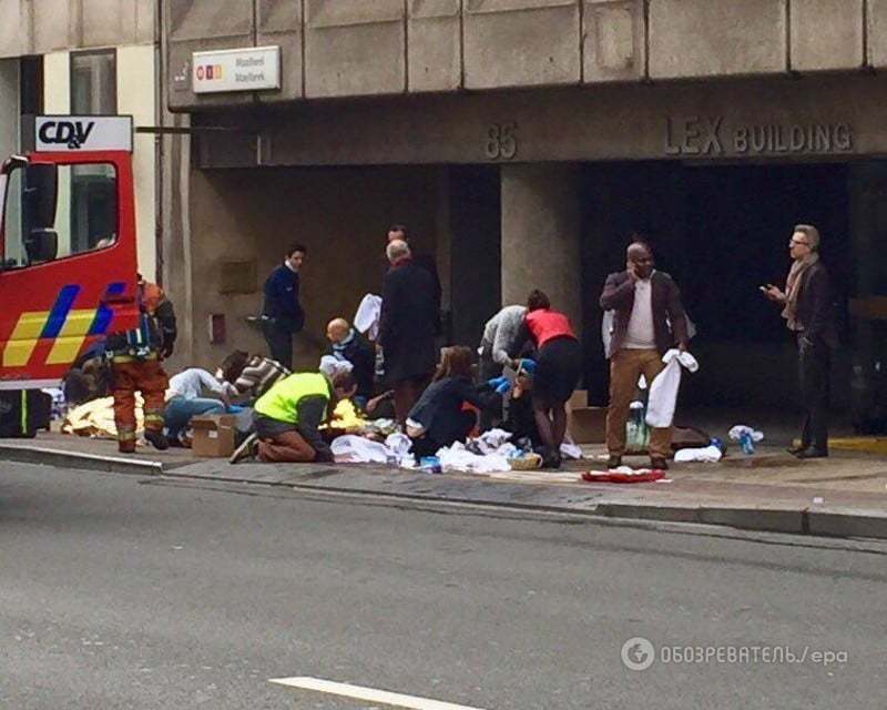 Серия терактов в Брюсселе: есть жертвы и раненые