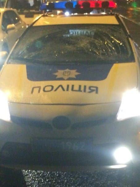 В Харькове полицейские сбили пешехода: опубликованы фото и видео