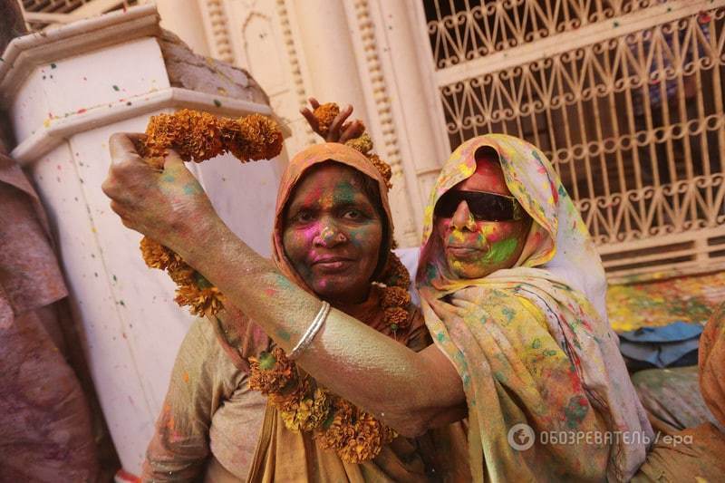 Буйство красок: как в Индии и Непале празднуют Фестиваль Холи