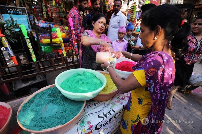 Буйство красок: как в Индии и Непале празднуют Фестиваль Холи