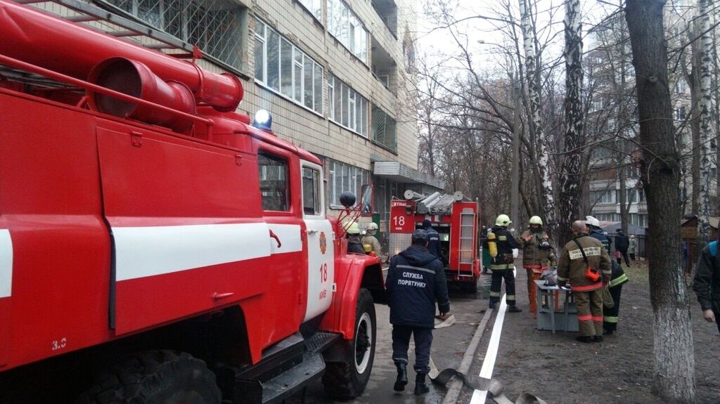 У Києві загорілася школа-інтернат