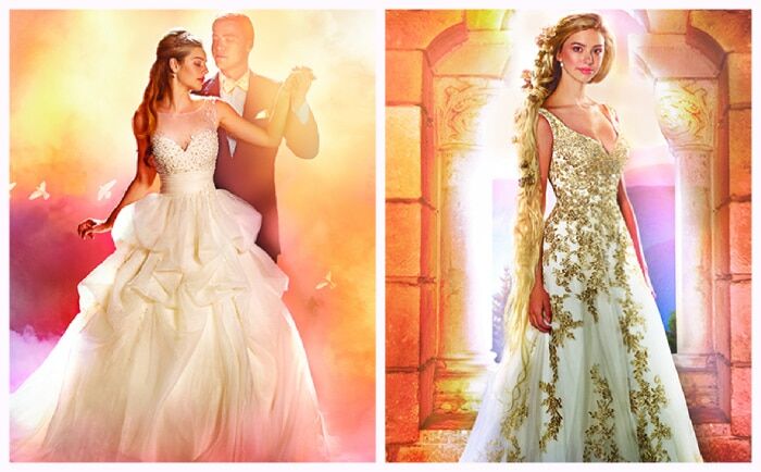 Свадебные платья как у героинь Диснея: коллекция для настоящих принцесс