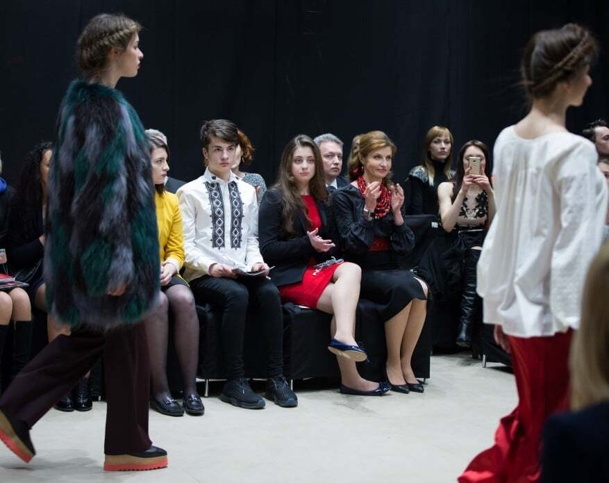 Марина Порошенко с детьми посетила показ Ukrainian Fashion Week