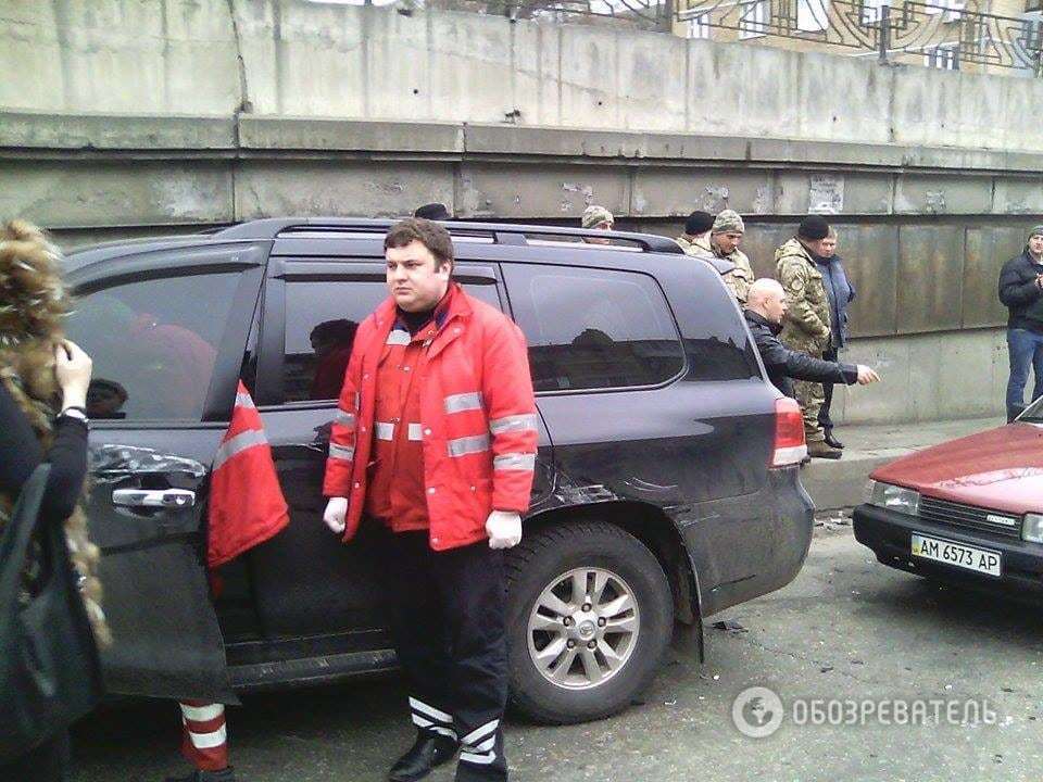 У Києві швидка з бійцями АТО потрапила в ДТП, є постраждалі