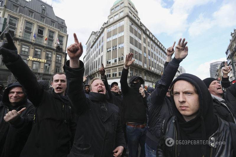 Безлад у Брюсселі: поліція відзвітувала про кількість затриманих