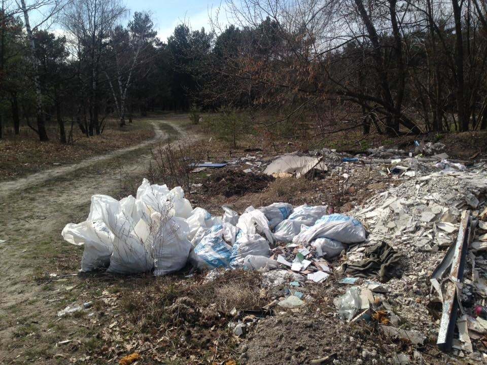 "Герой" соцсети: в Киеве водителя джипа поймали за вывозом мусора в лес