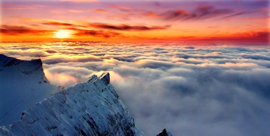 Сказочный мир над облаками: удивительные фото