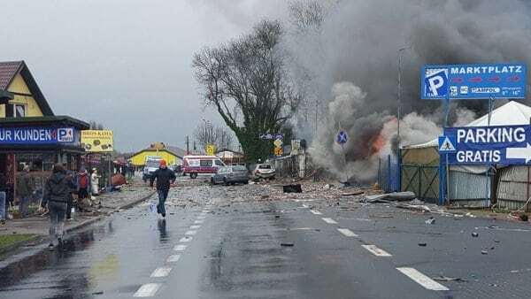 На границе Германии и Польши прогремел взрыв. Есть пострадавшие: опубликовано видео