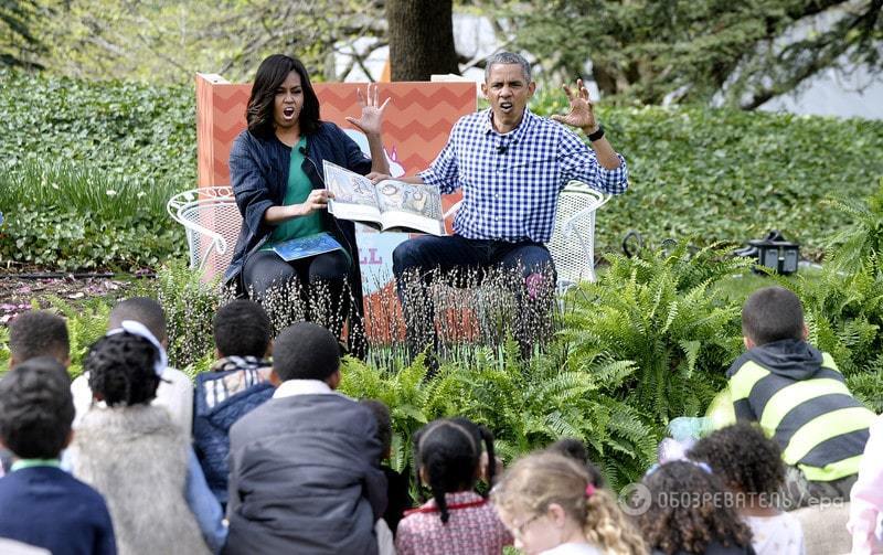 Обама с женой в ролях прочли сказку для детей на Пасху: опубликовано видео