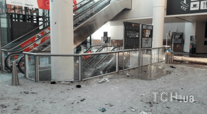 Как выглядит аэропорт Брюсселя после теракта: опубликованы фото