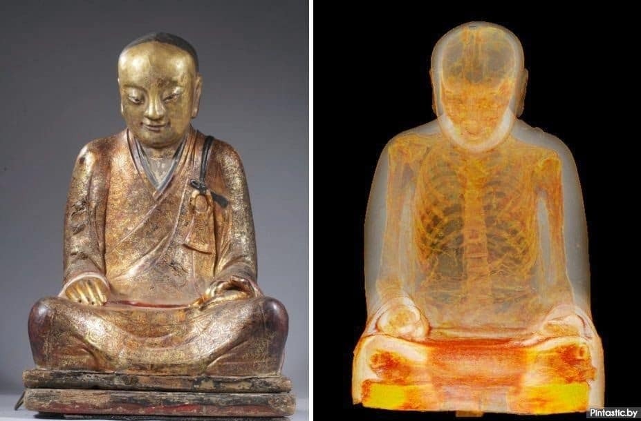 Всередині 1000-річної статуї Будди знайшли таємне послання