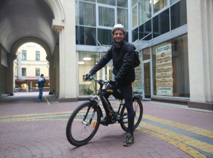 В центре Киева появились бесплатные душевые для велосипедистов