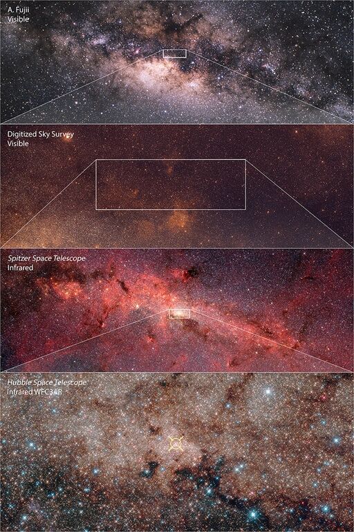Ученые с помощью уникального телескопа получили удивительные снимки Млечного Пути: фотофакт