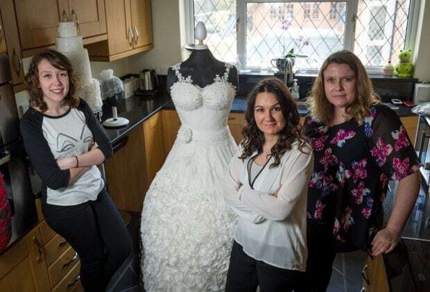 Кондитеры создали первое в мире съедобное свадебное платье