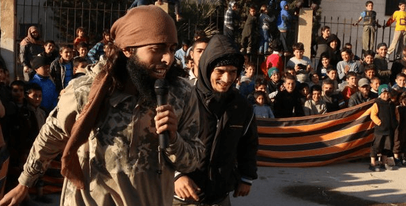 В Сирии зафиксировали любителей георгиевских лент: фотофакт