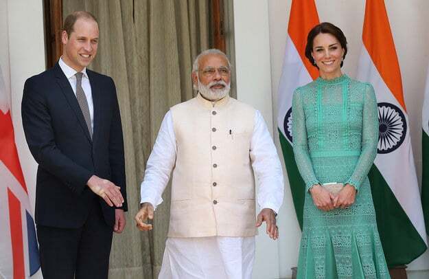 Залізна хватка: опубліковані шокуючі фото руки принца Вільяма після зустрічі з прем'єром Індії