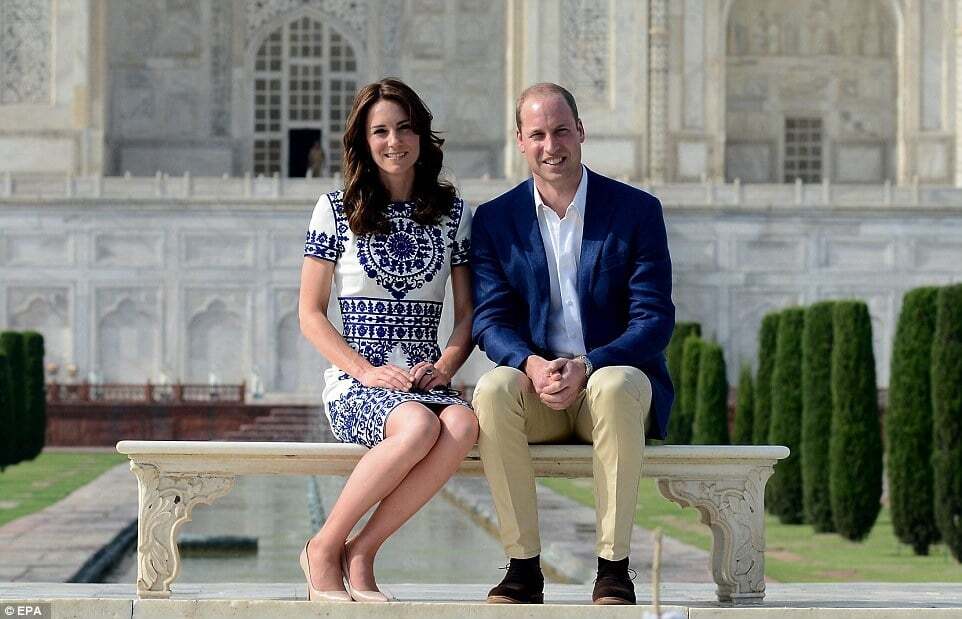 Стопами принцеси Діани: Кейт Міддлтон з чоловіком відвідали Тадж-Махал