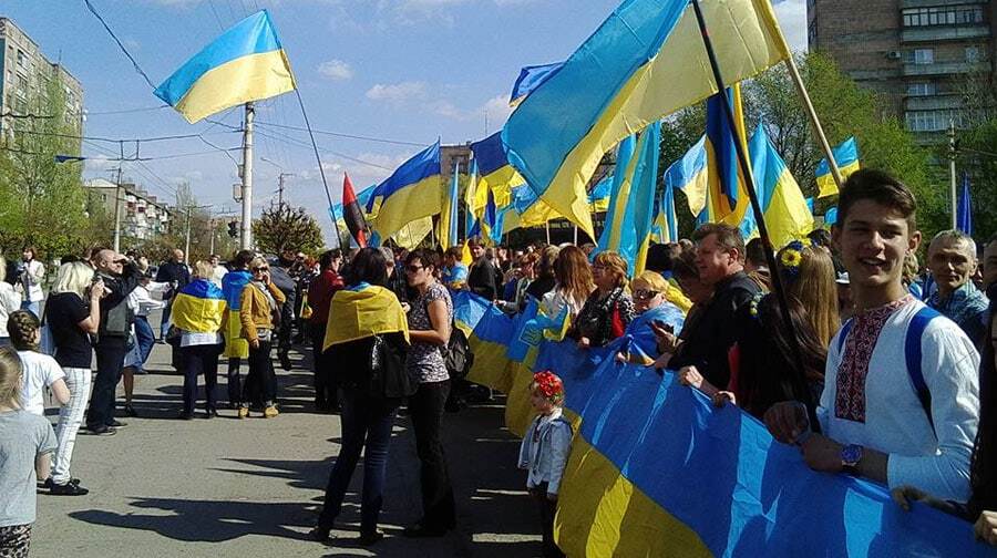 Краматорськ - це Україна: в місті пройшов масштабний патріотичний мітинг