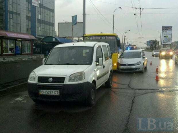В Киеве пьяные сотрудники полиции устроили аварию