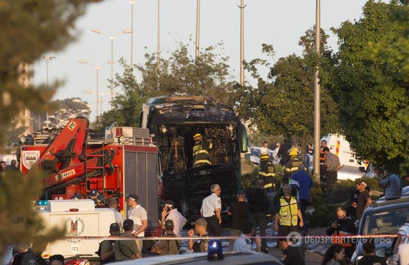 В Иерусалиме взорвался автобус: десятки раненых. Опубликованы фото и видео