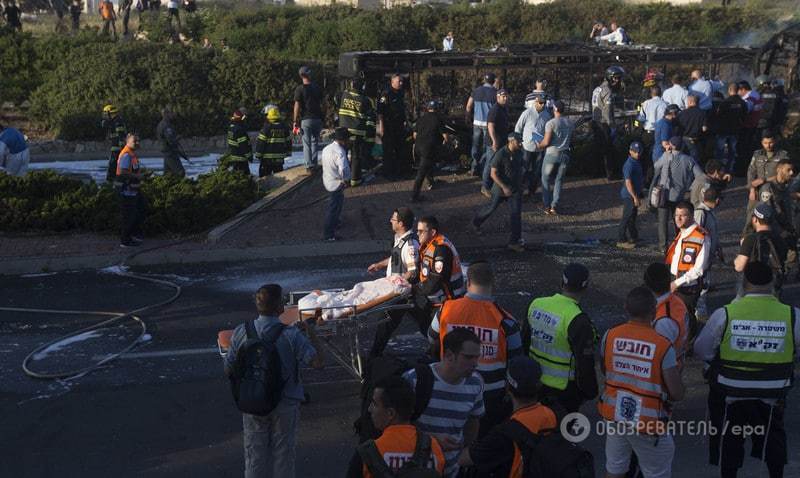 В Иерусалиме взорвался автобус: десятки раненых. Опубликованы фото и видео