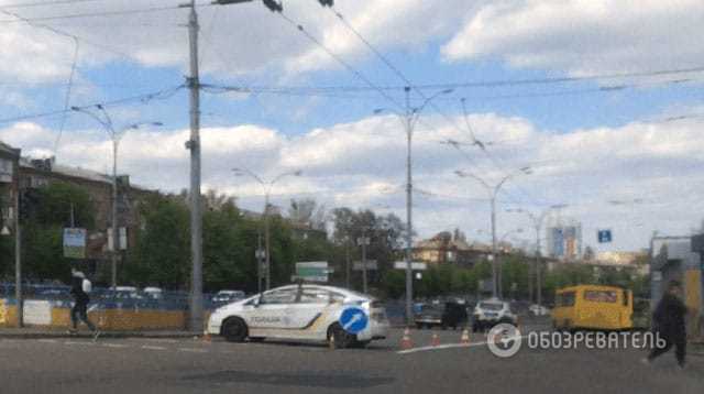 В Киеве авто полиции сбило женщину: все подробности, фото, видео