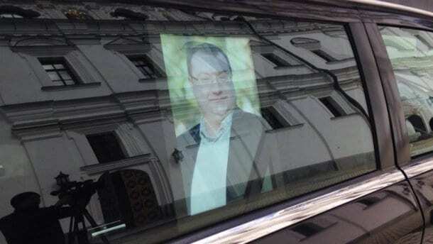 В Киеве попрощались с убитым адвокатом Грабовским