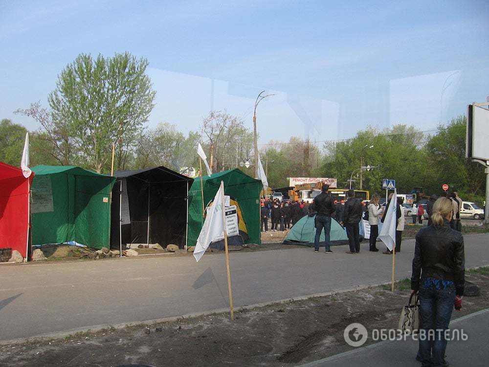 У зіткненнях на київському будівництві постраждали дві жінки