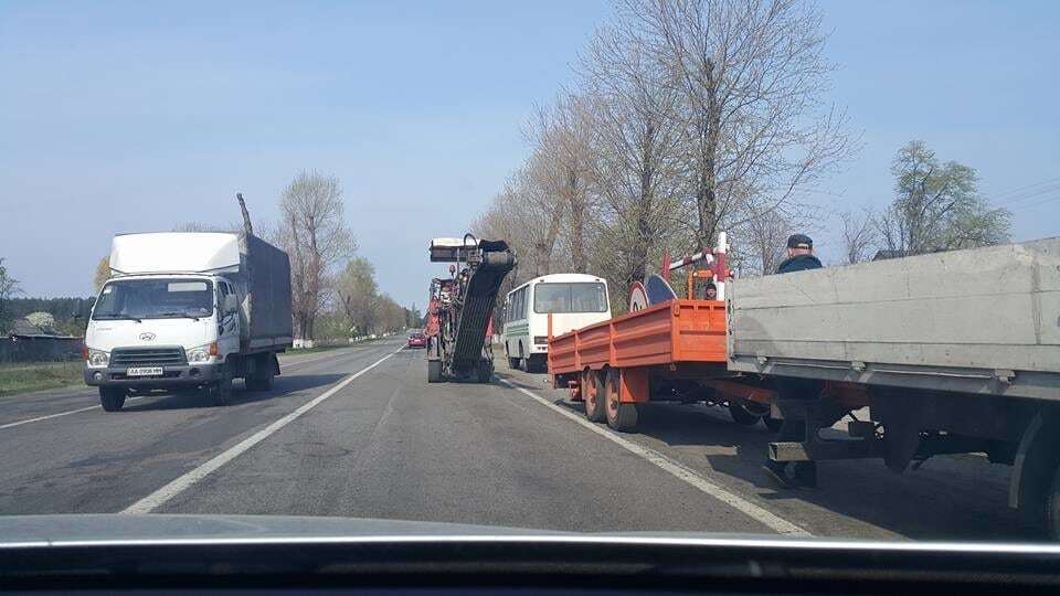 По дороге на Чернобыль для чиновников устроили "показуху": фотофакт