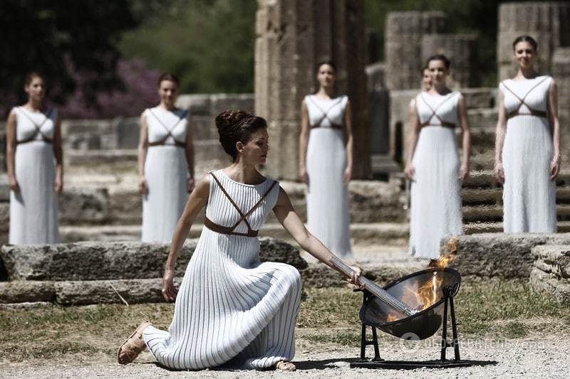 В Греции зажгли огонь летних Олимпийских игр-2016: фоторепортаж