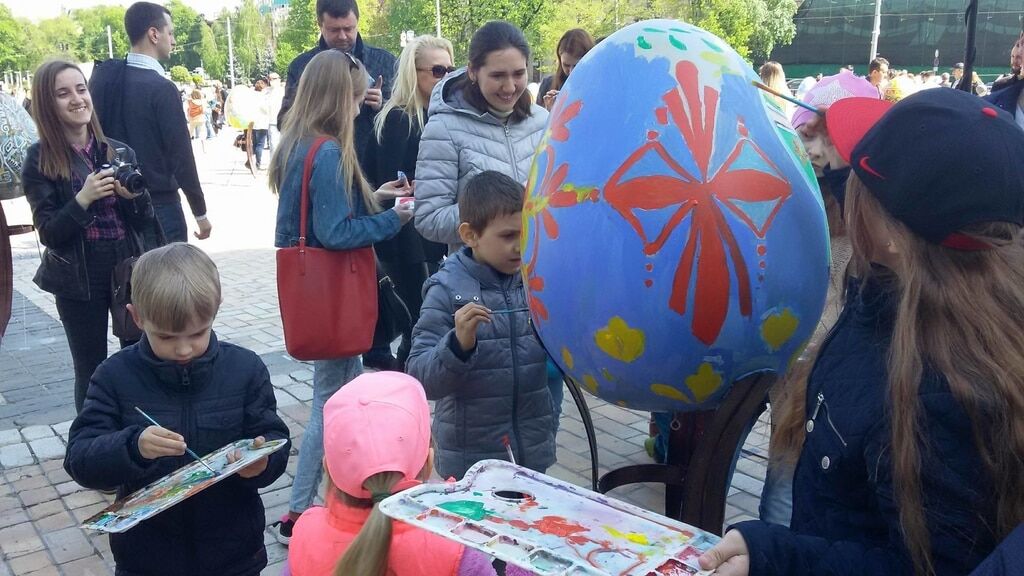 У Києві напередодні Великодня відкрився VI Всеукраїнський фестиваль писанок