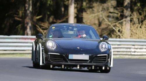 "Пара тузов в рукаве": фотошпионы засекли новейший Porsche 911