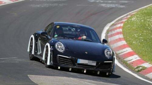 "Пара тузов в рукаве": фотошпионы засекли новейший Porsche 911