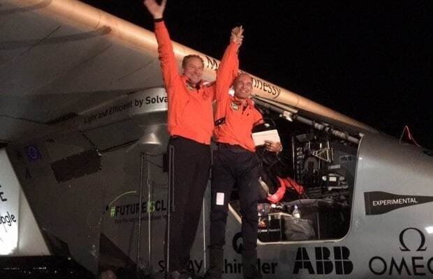 Самолет на солнечных батареях пересек Тихий океан: опубликовано видео