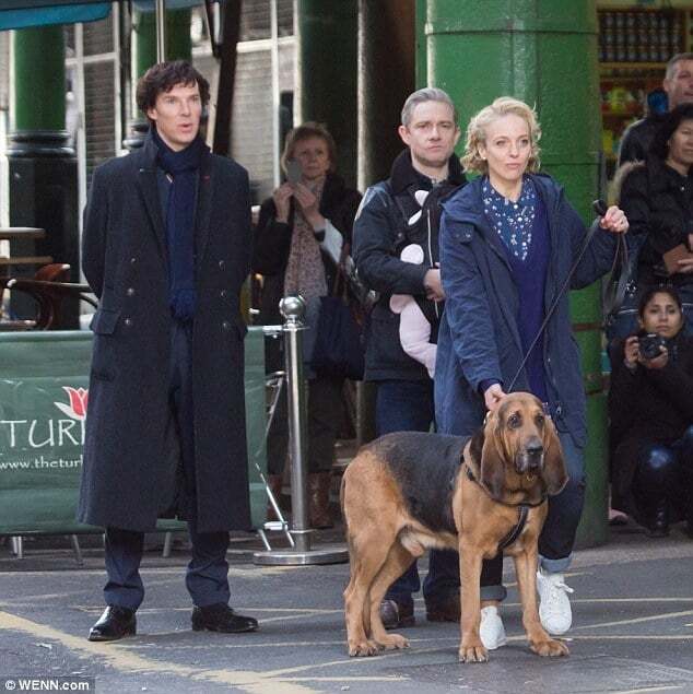 В Лондоне начались съемки 4-го сезона "Шерлока": интригующие кадры