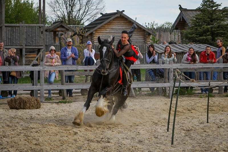 "Кентавры 2016": в Киеве состоялся поединок лучших конных каскадеров