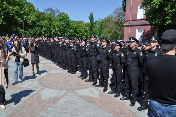 В самом сердце Украины: в Кировограде приняла присягу патрульная полиция