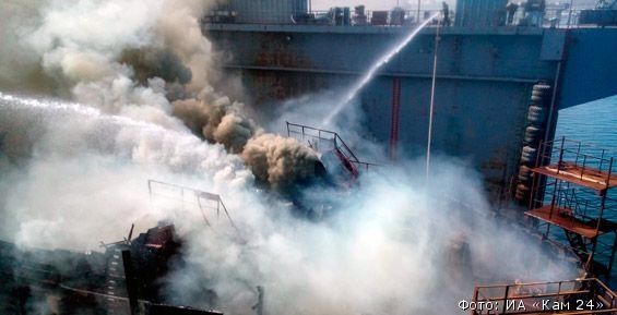 Голь на выдумку хитра: в России оригинально потушили пожар на атомной подлодке