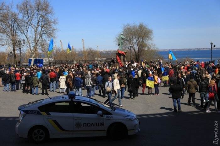 Прокурорский майдан: в Одессе протестуют против нового областного прокурора