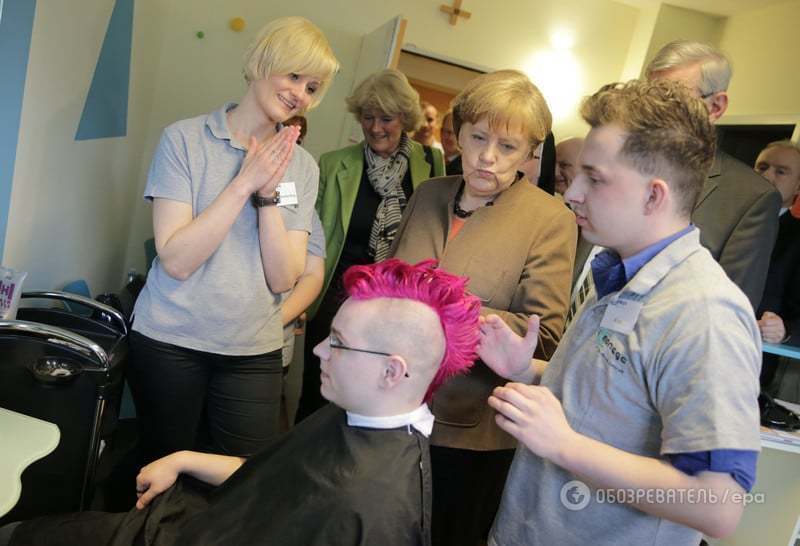 Берлінський перукар "зачарував" Меркель стрижкою "ірокез": фотофакт