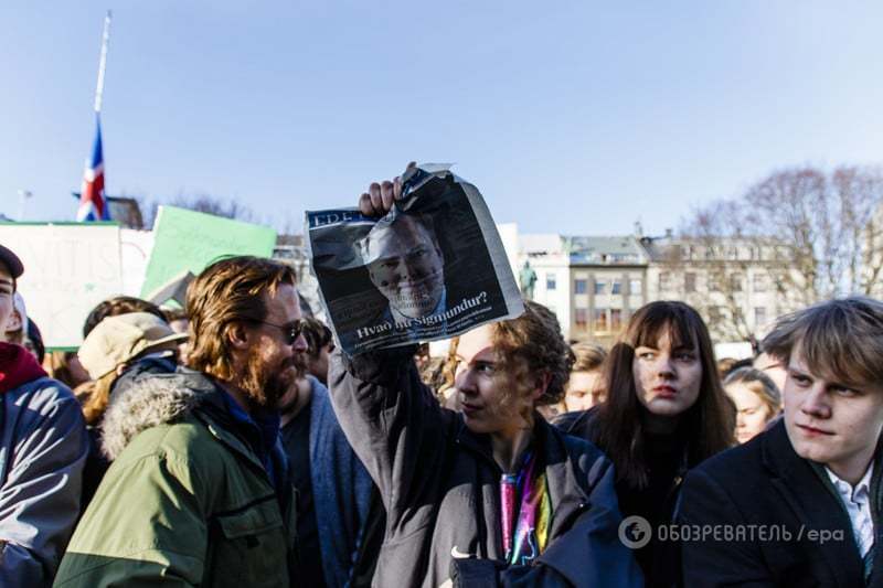 Офшорний скандал: в Ісландії тисячі людей вийшли на мітинг проти прем'єра