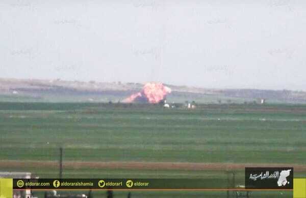 В Сирии сбили боевой самолет, пилота взяли в плен