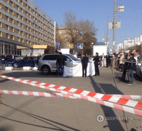 Убийство в Киеве: преступник скрылся на авто с краденными номерами