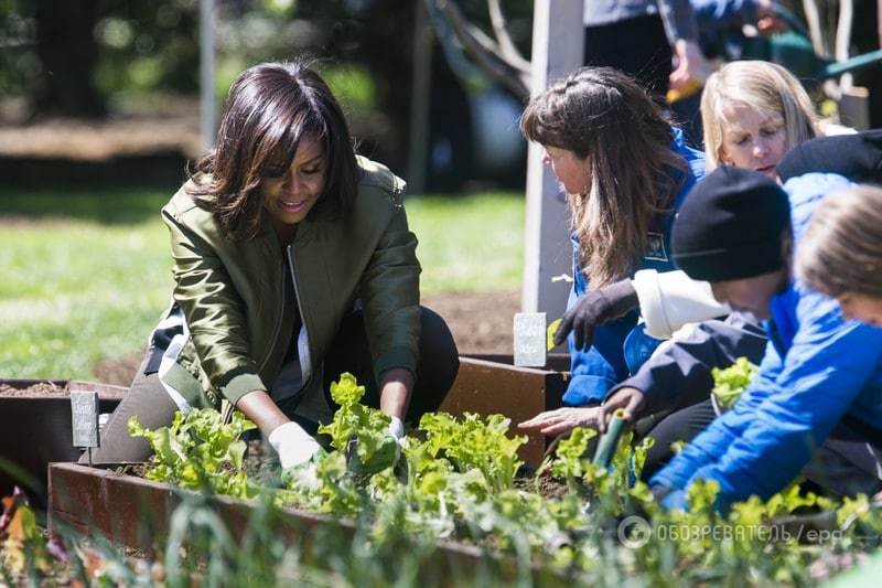 Прощавай, Обама: перша леді США востаннє засіяла грядки біля Білого дому