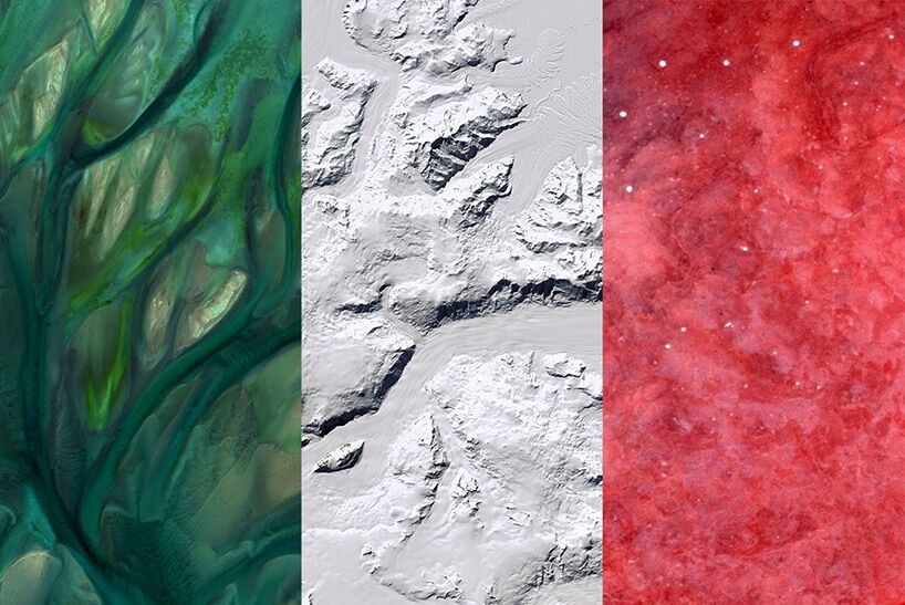 Потрясающие флаги: фотограф создал шедевр из спутниковых снимков