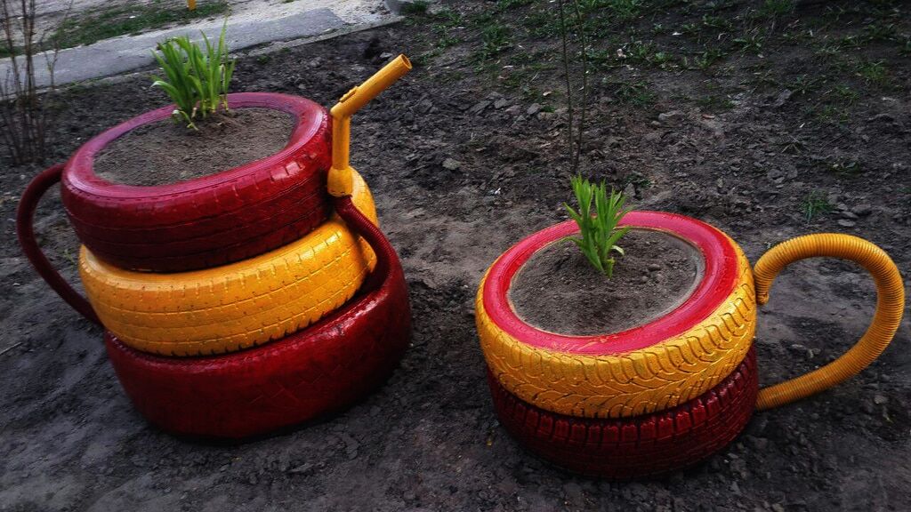 У Києві з'явилася креативна клумба для чаєманів: опубліковані фото