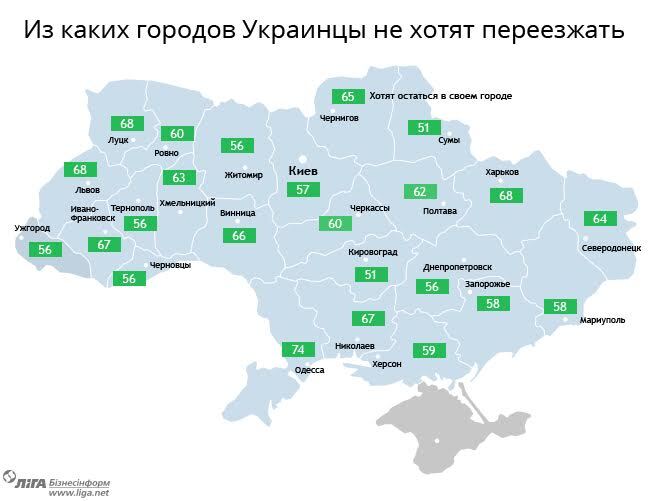 Составлен рейтинг городов Украины по уровню жизни: инфографика