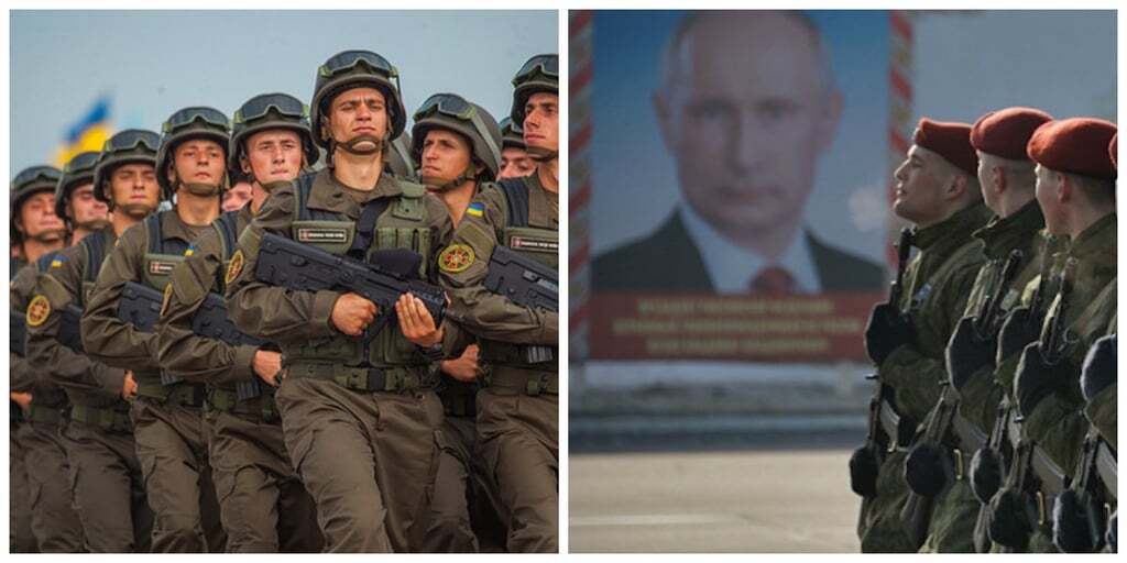 Найдите разницу: СМИ сравнили Нацгвардии Украины и России