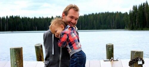 Ник Вуйчич: Когда мой сын плачет, я не могу его обнять, но он подходит и обнимает меня