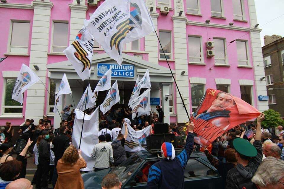 В Донецке прошел "пустой марш" коммунистов на 1 мая: опубликованы фото